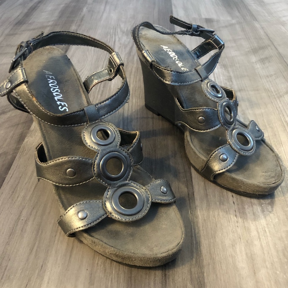 NWT* Aerosoles Strappy Wedge Sandal